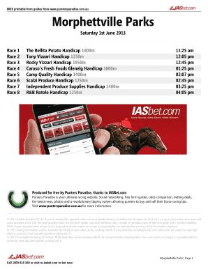 Morphettville Form Guide .